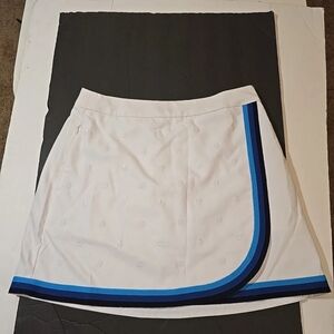 G/Fore Carrington Embroidered Skull & Heart Skort Size 8
